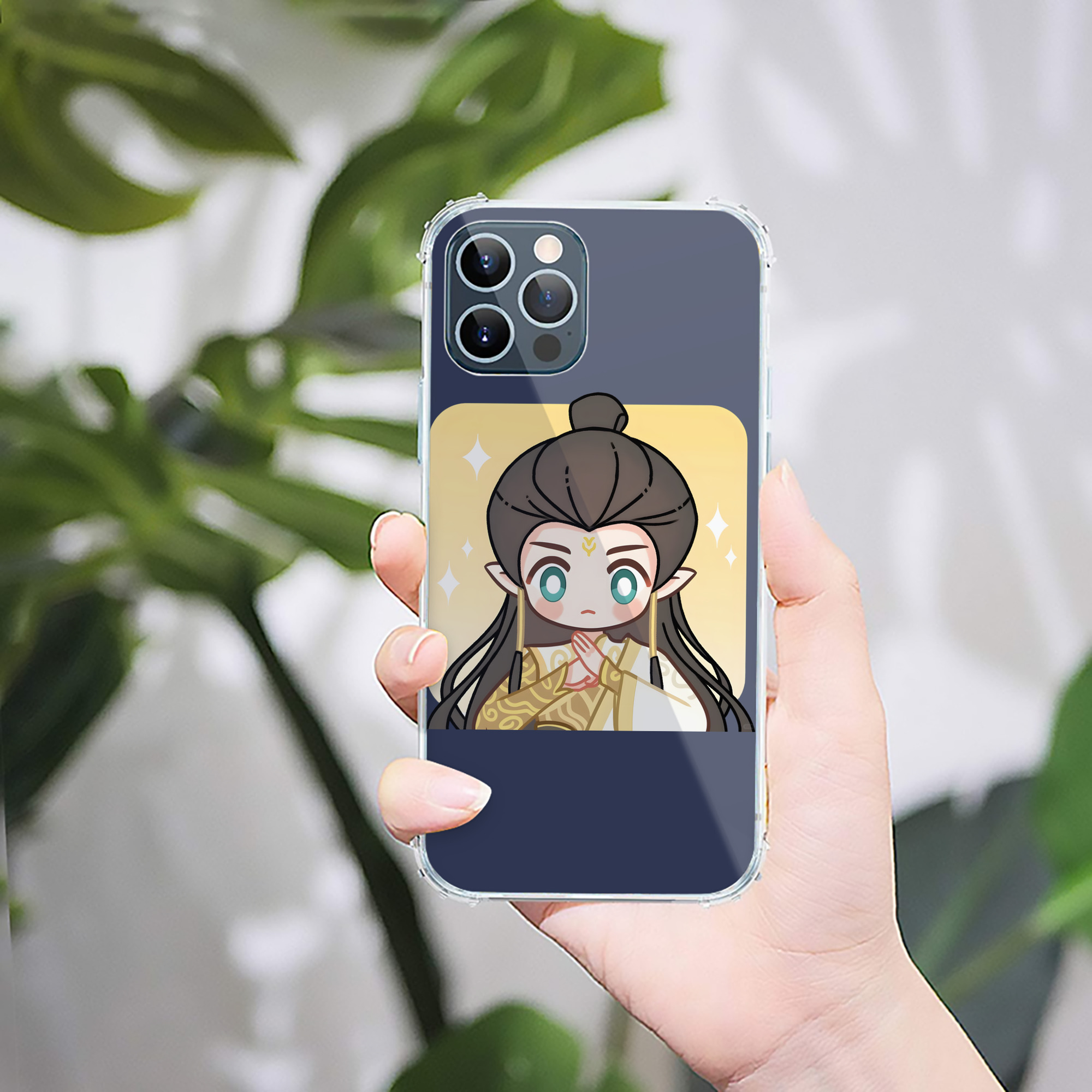 （画像用） Ne Zha 2 ナタ 魔童の大暴れ 【iPhone 12シリーズ対応】透明スマホケース（クリアソフトケース）